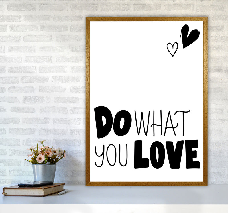 Do What You Love Framed Typography Wall Art Print A1 Print Only