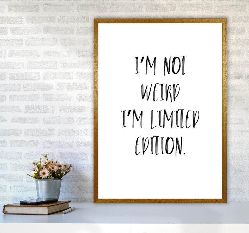 Limited Edition Framed Typography Wall Art Print A1 Print Only