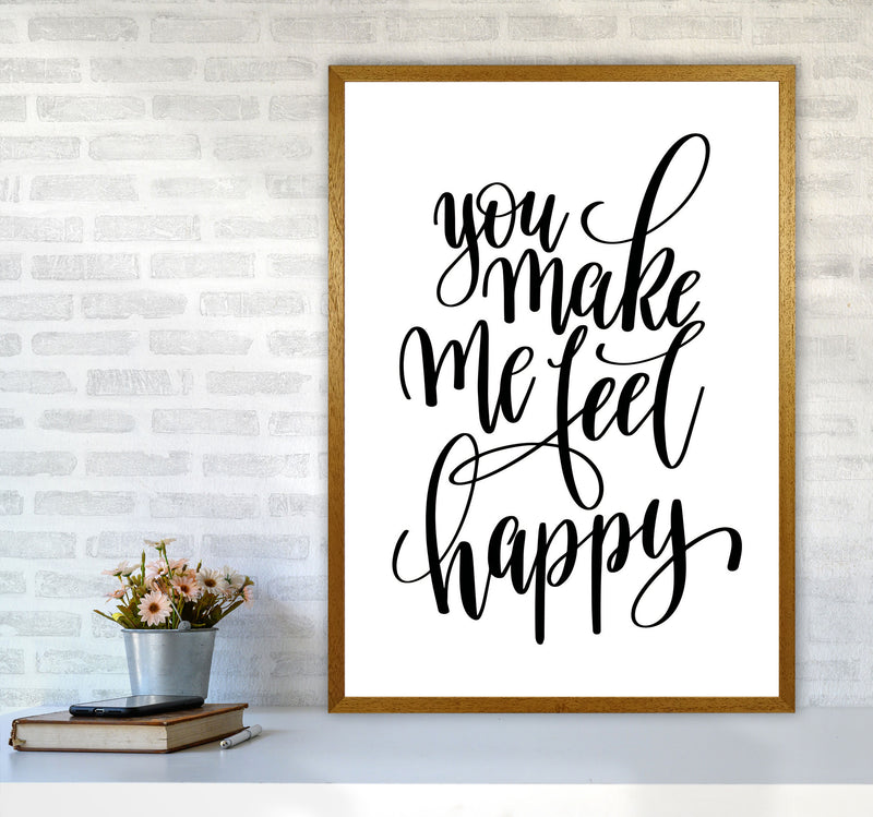 You Make Me Feel Happy Modern Print A1 Print Only