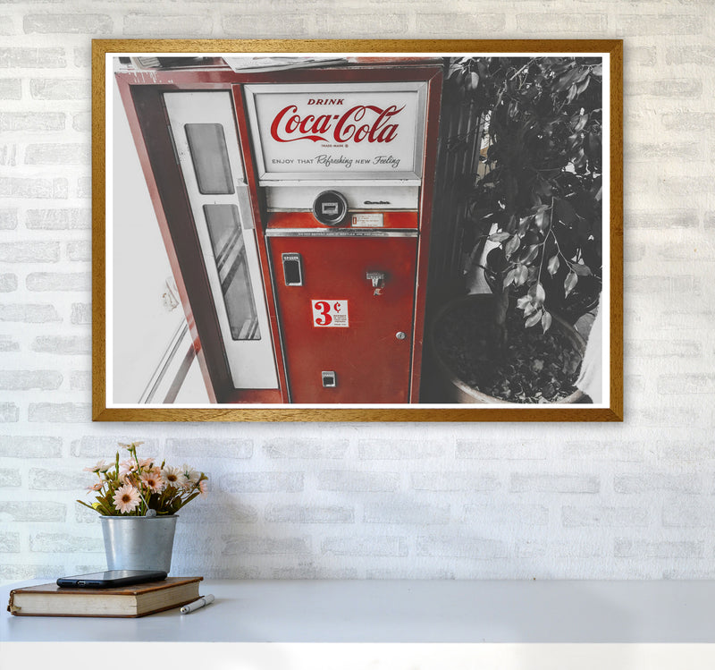 Coca Cola Vending Machine Modern Print A1 Print Only