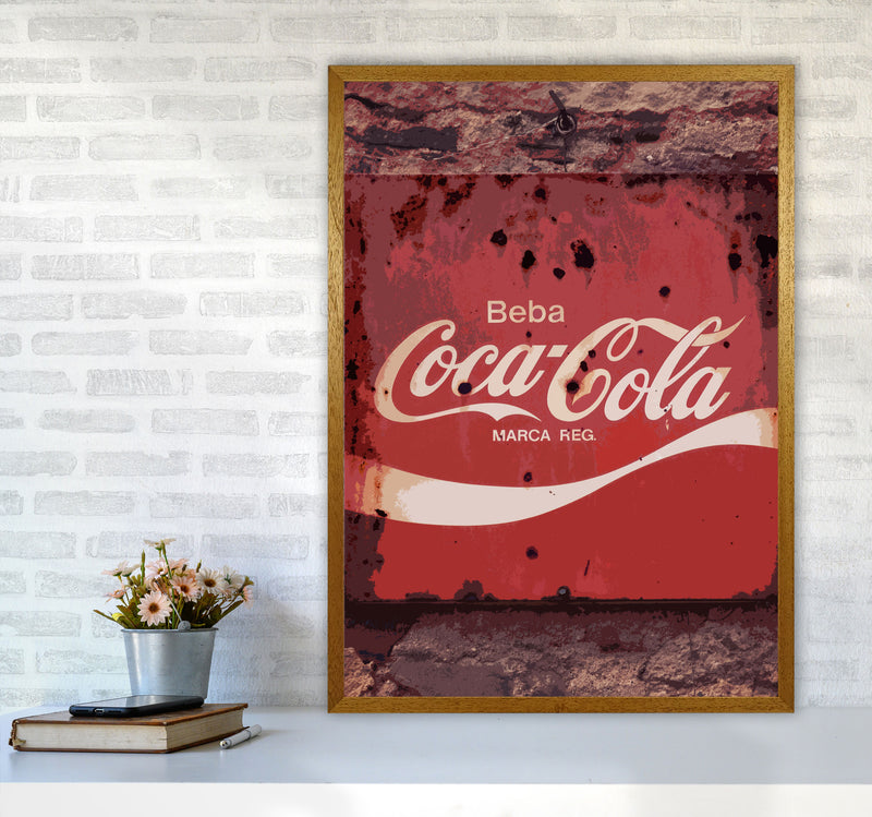 Coca Cola Vintage Sign Modern Print A1 Print Only
