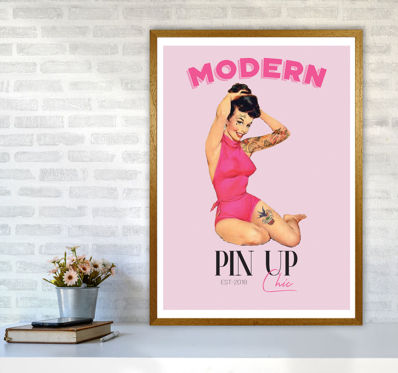 Modern Pin Up Girl Modern Print A1 Print Only