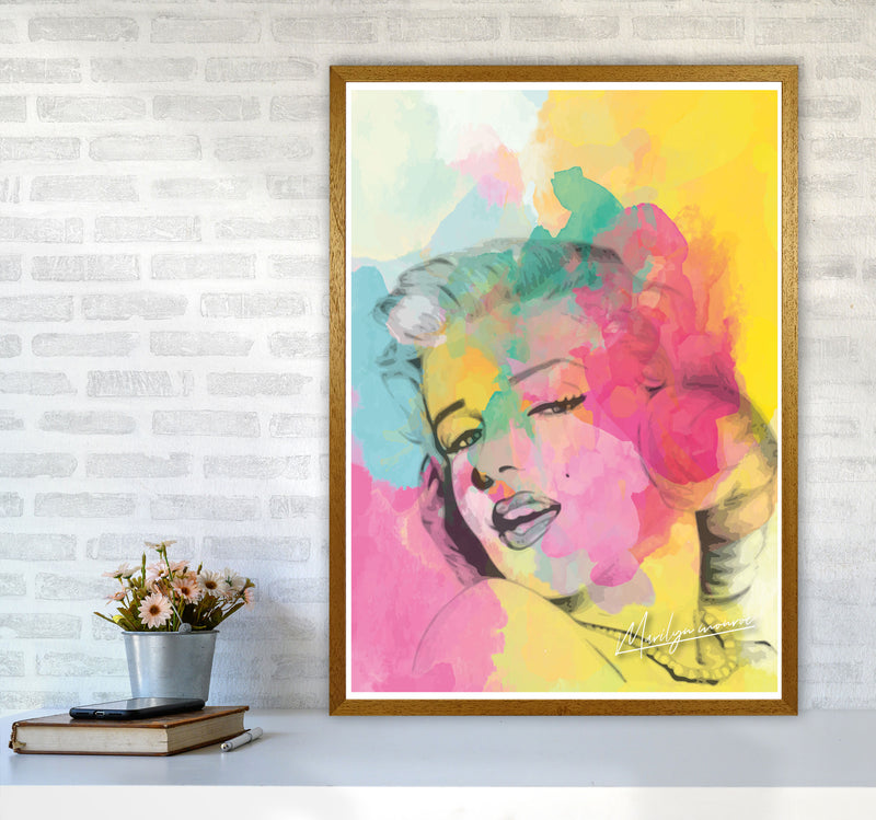 Marilyn Monroe In Colour Modern Print A1 Print Only