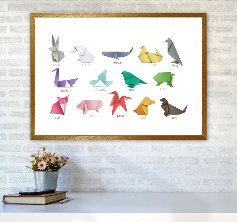 Origami Animals Modern Print A1 Print Only