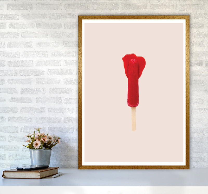 Red Icepop Modern Print A1 Print Only