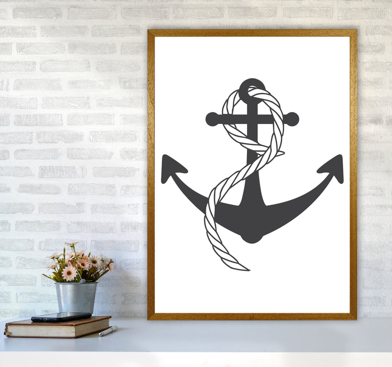 Anchor And Rope Modern Print A1 Print Only