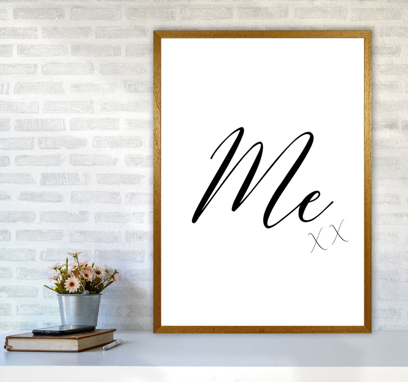 Me Framed Typography Wall Art Print A1 Print Only