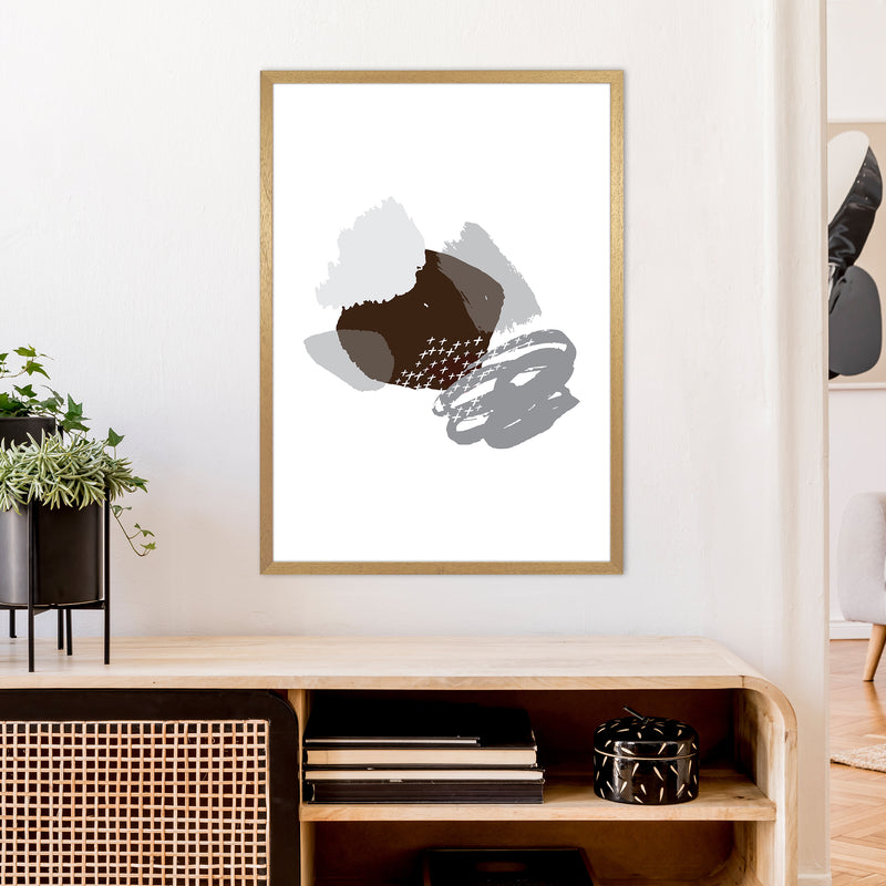 Mismatch Grey And Black  Art Print by Pixy Paper A1 Print Only