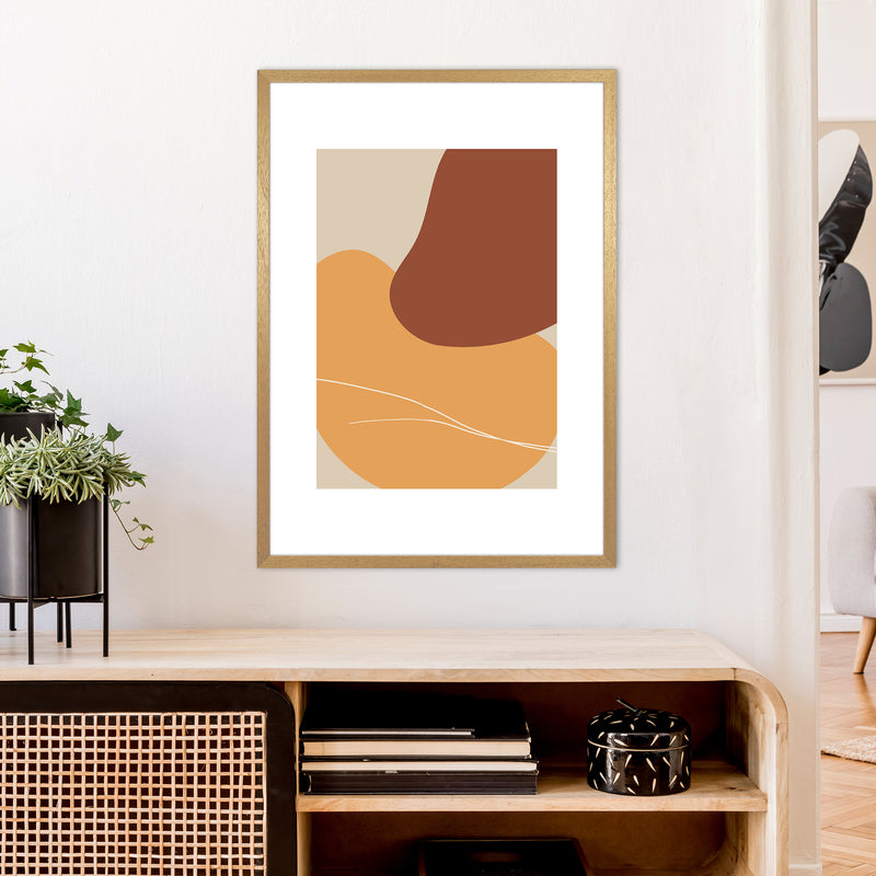 Mica Sand Abstract N28  Art Print by Pixy Paper A1 Print Only