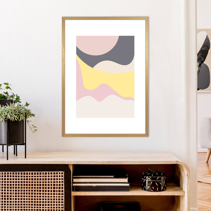 Mila Pink Dunes N15  Art Print by Pixy Paper A1 Print Only