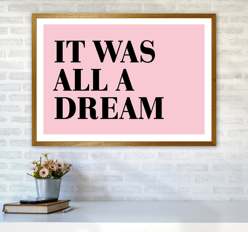 It Was All A Dream Neon Funk  Art Print by Pixy Paper A1 Print Only