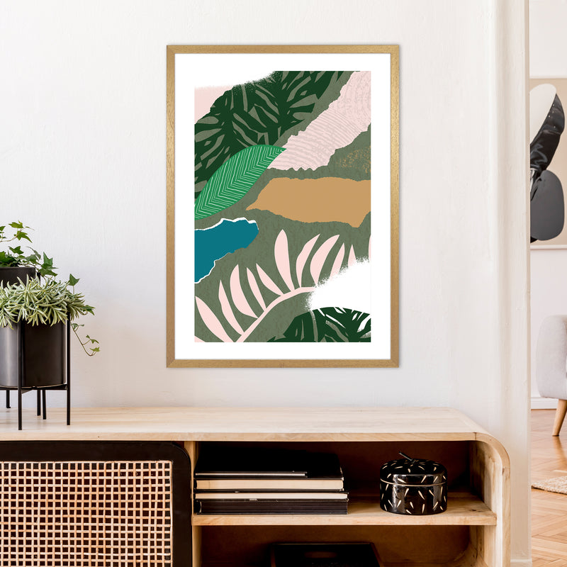 Mismatch Jungle Abstract  Art Print by Pixy Paper A1 Print Only