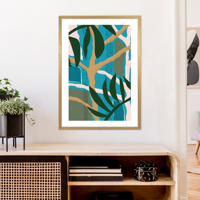 Jungle Tree Abstract  Art Print by Pixy Paper A1 Print Only