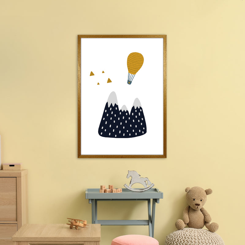 Little Explorer Hot Air Balloon  Art Print by Pixy Paper A1 Print Only