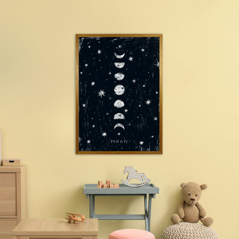 Phases Of The Moon  Art Print by Pixy Paper A1 Print Only