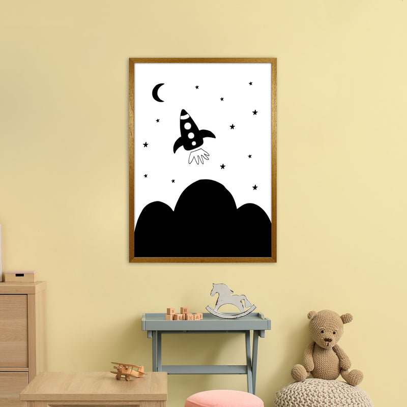 Spaceship Explorer  Art Print by Pixy Paper A1 Print Only