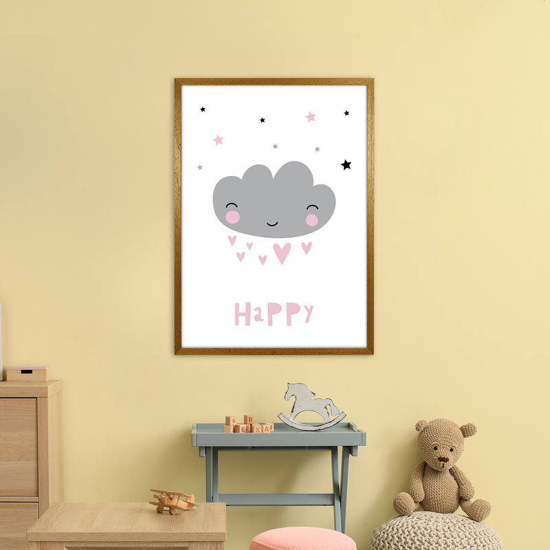 Happy Cloud  Art Print by Pixy Paper A1 Print Only