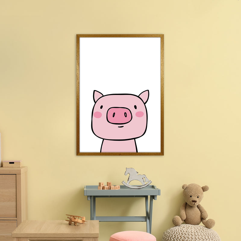 Pig  Art Print by Pixy Paper A1 Print Only