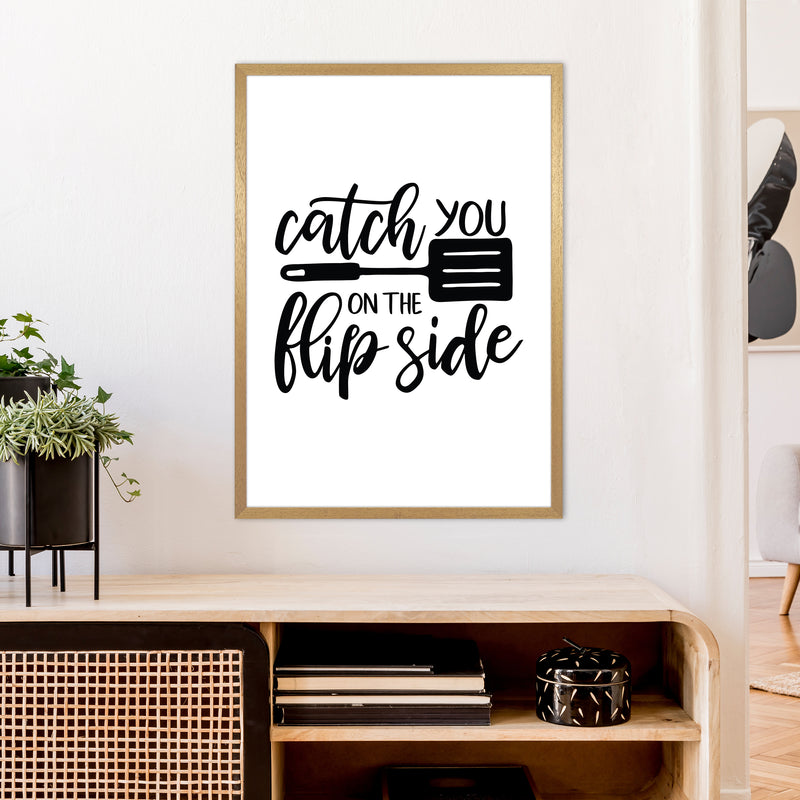 Catch You On The Flip Side  Art Print by Pixy Paper A1 Print Only