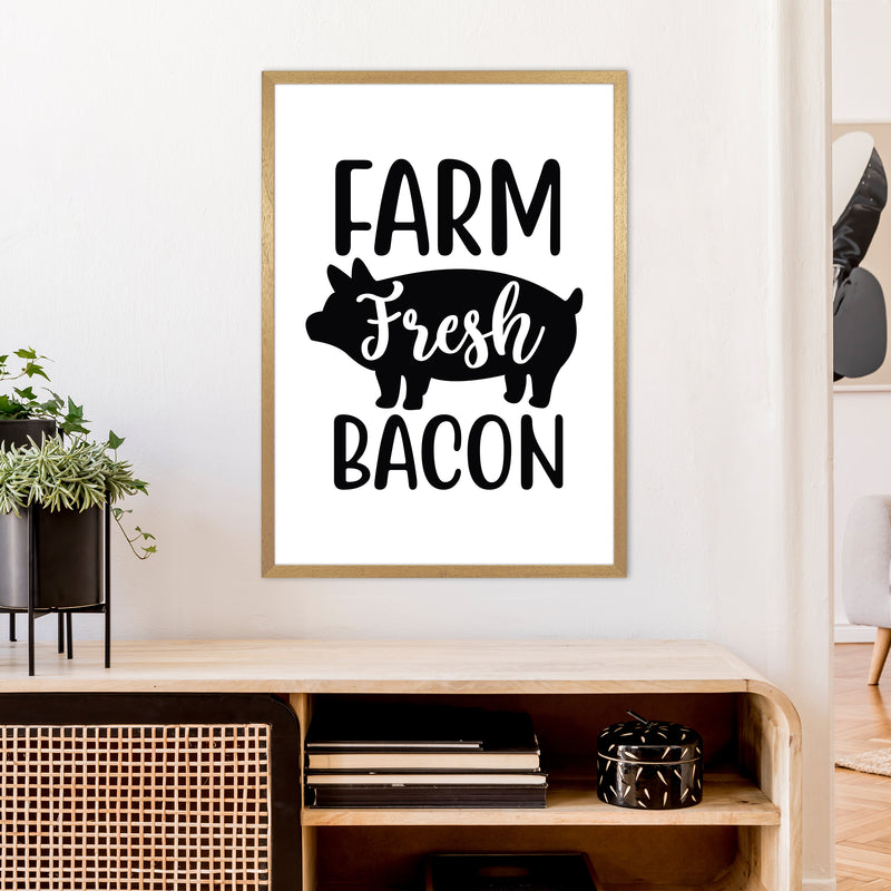 Farm Fresh Bacon  Art Print by Pixy Paper A1 Print Only