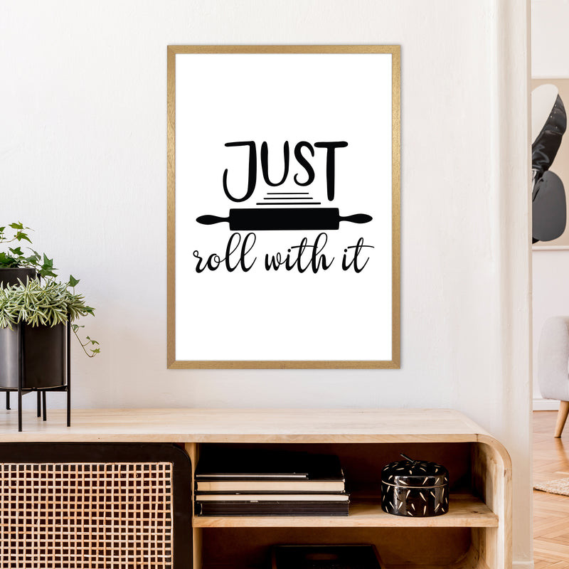 Just Roll With It  Art Print by Pixy Paper A1 Print Only
