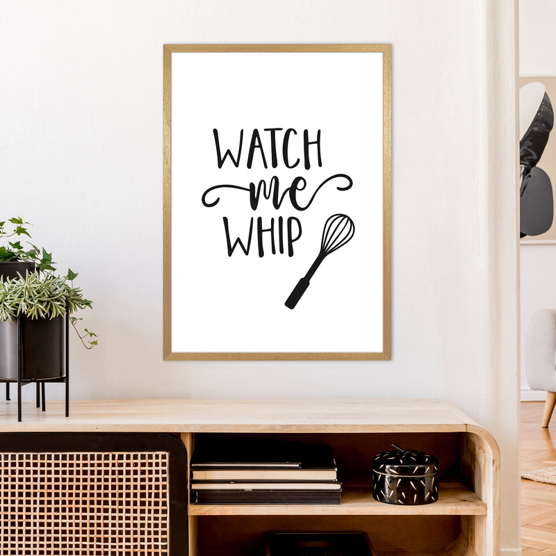 Watch Me Whip  Art Print by Pixy Paper A1 Print Only