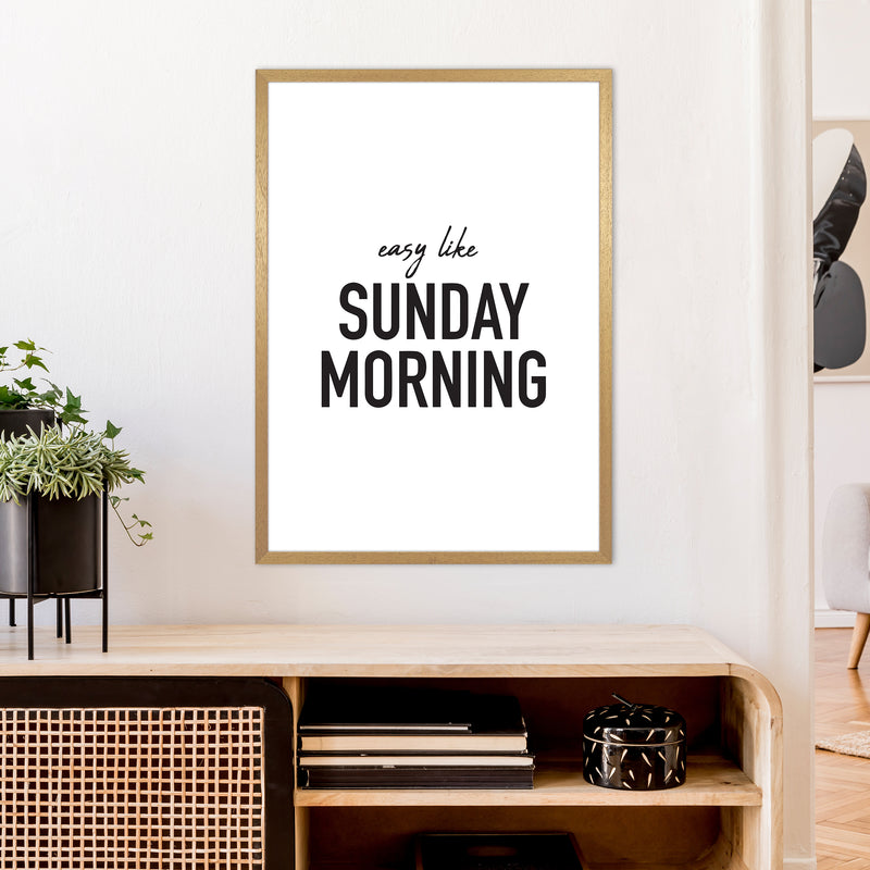 Easy Like Sunday Morning  Art Print by Pixy Paper A1 Print Only
