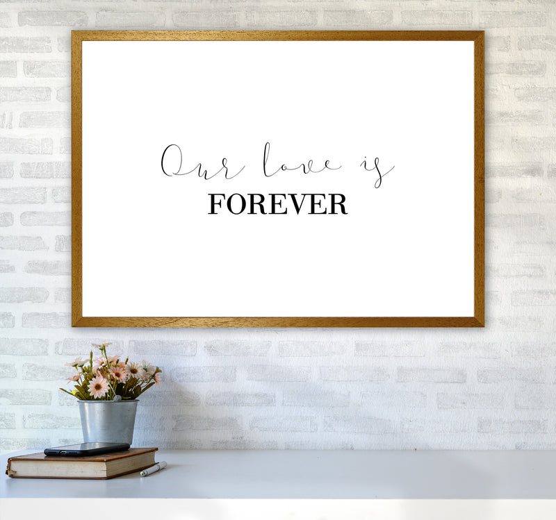 Our Love Is Forever  Art Print by Pixy Paper A1 Print Only