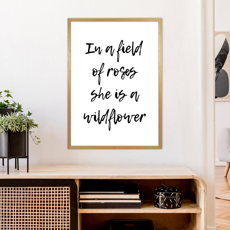 In A Field Of Roses  Art Print by Pixy Paper A1 Print Only