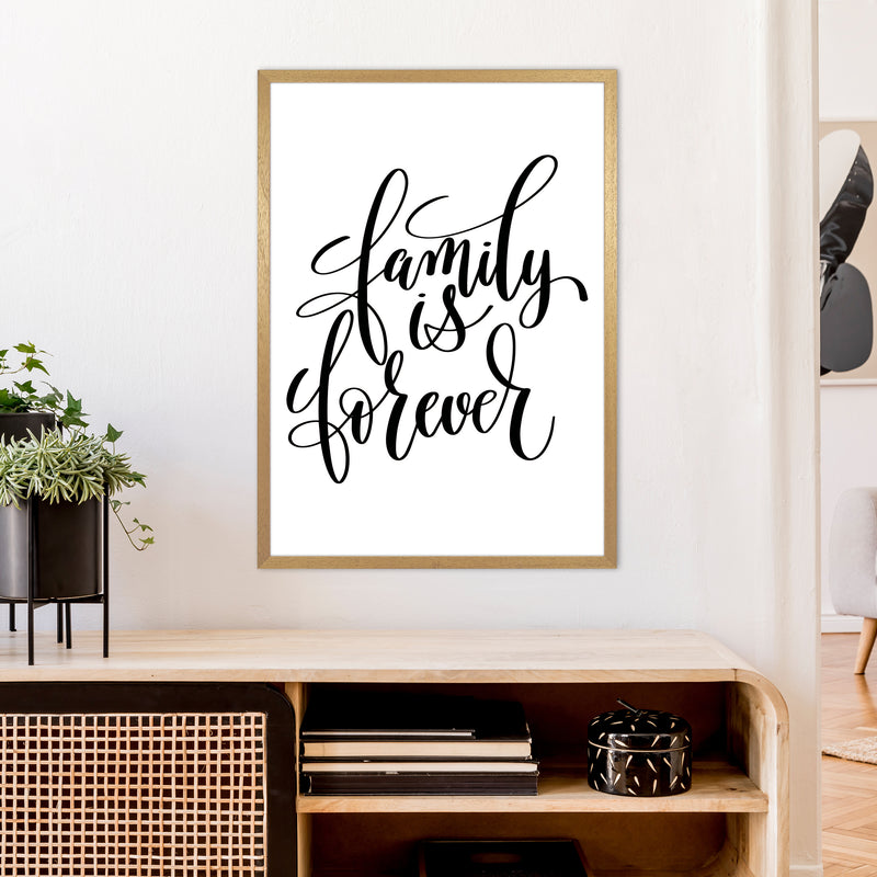 Family Is Forever  Art Print by Pixy Paper A1 Print Only