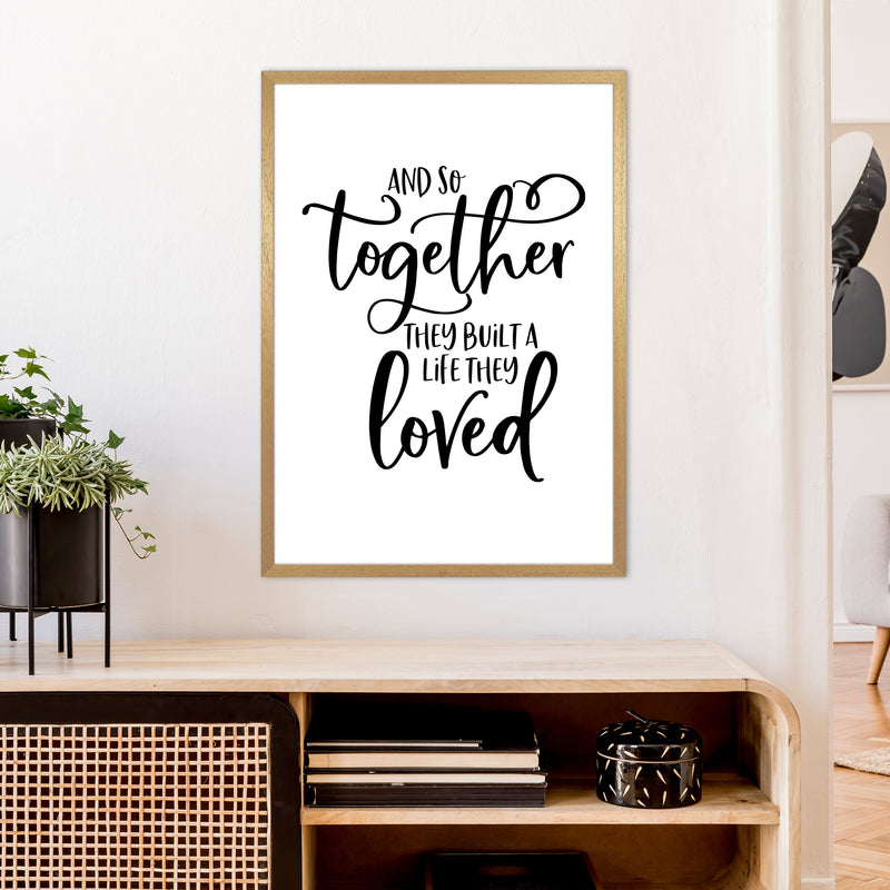 And So Together  Art Print by Pixy Paper A1 Print Only