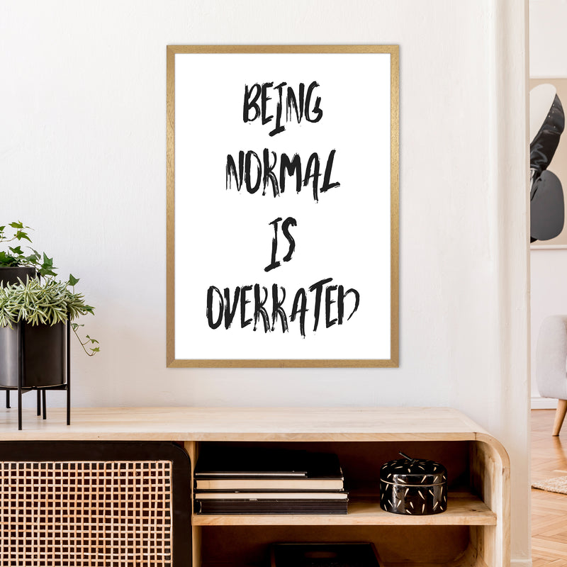 Being Normal  Art Print by Pixy Paper A1 Print Only