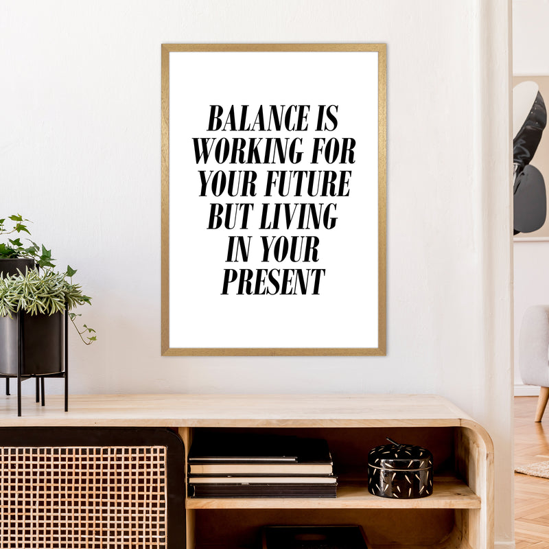 Balance Is  Art Print by Pixy Paper A1 Print Only