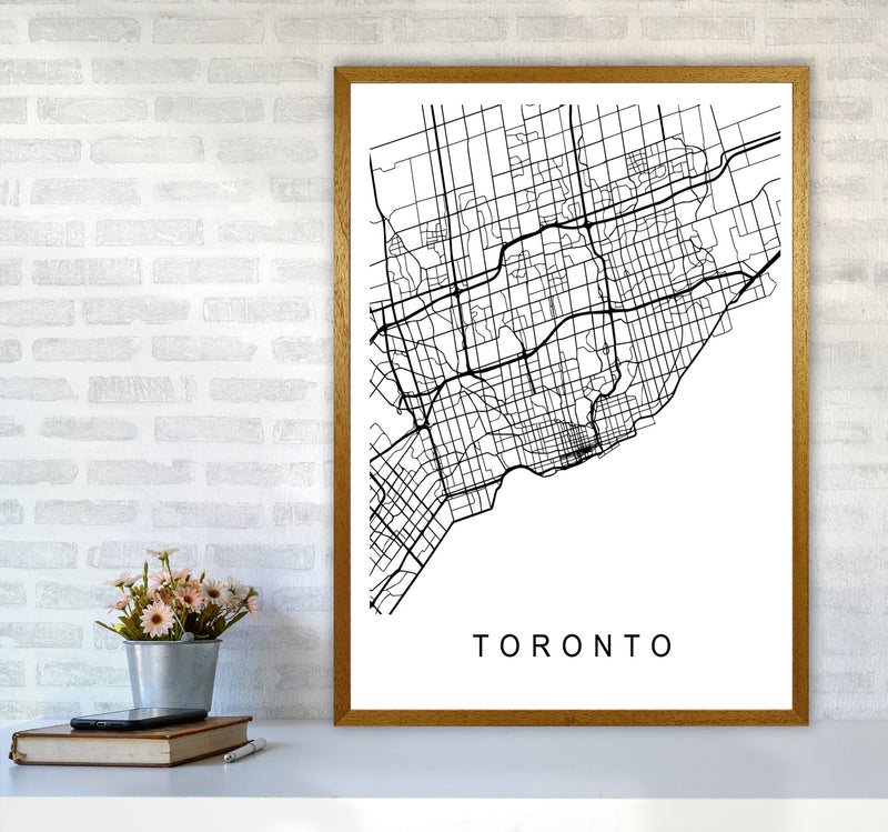 Toronto Map Art Print by Pixy Paper A1 Print Only