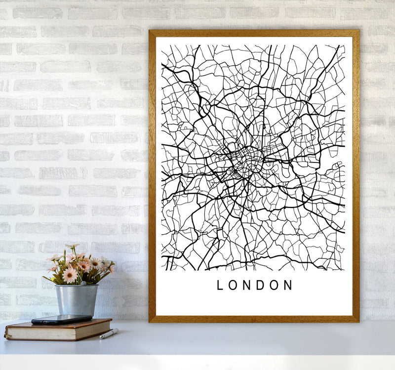 London Map Art Print by Pixy Paper A1 Print Only