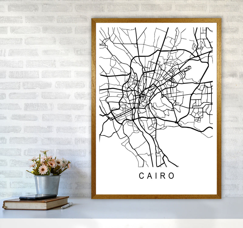 Cairo Map Art Print by Pixy Paper A1 Print Only
