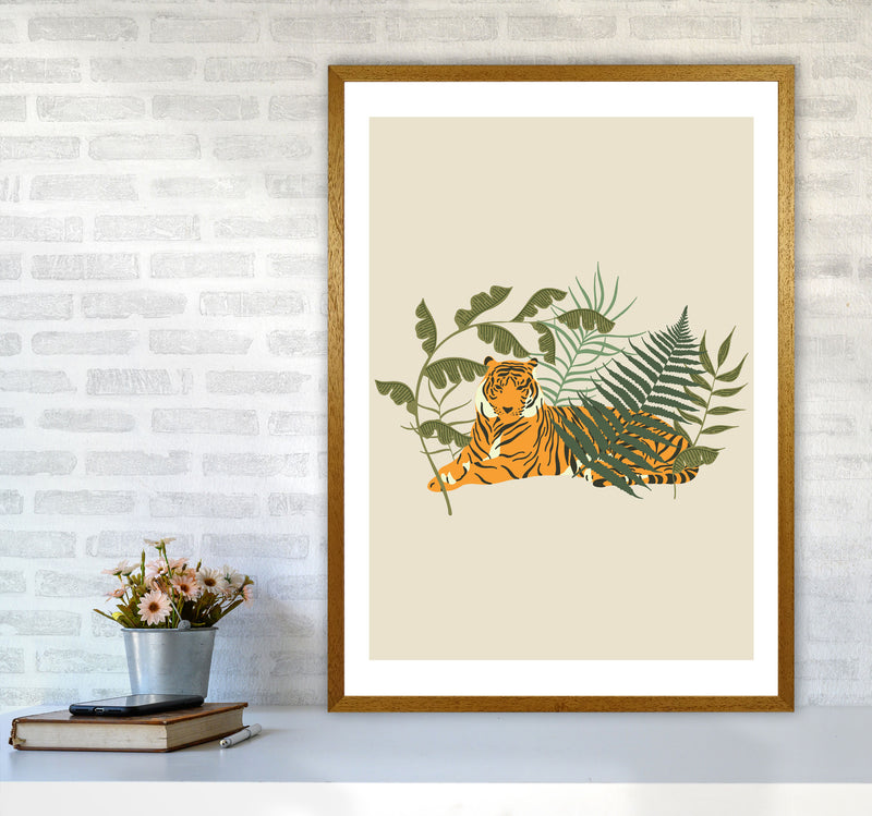 Wild Collection Resting Tiger Art Print by Pixy Paper A1 Print Only
