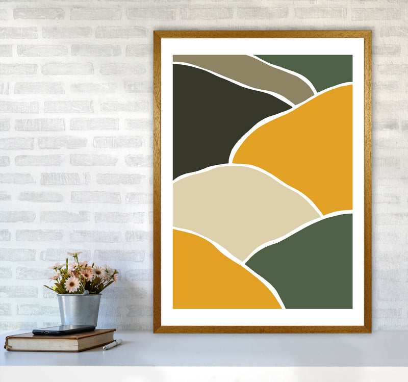 Wild Collection Hills Abstract Art Print by Pixy Paper A1 Print Only