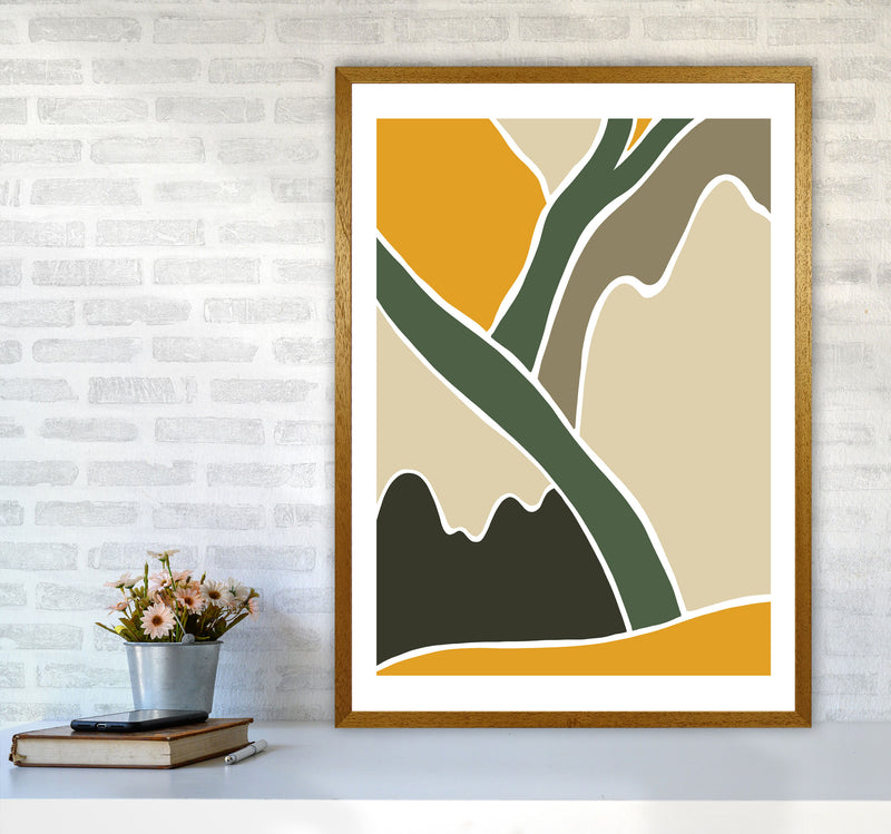 Wild Collection Mountains Abstract Art Print by Pixy Paper A1 Print Only