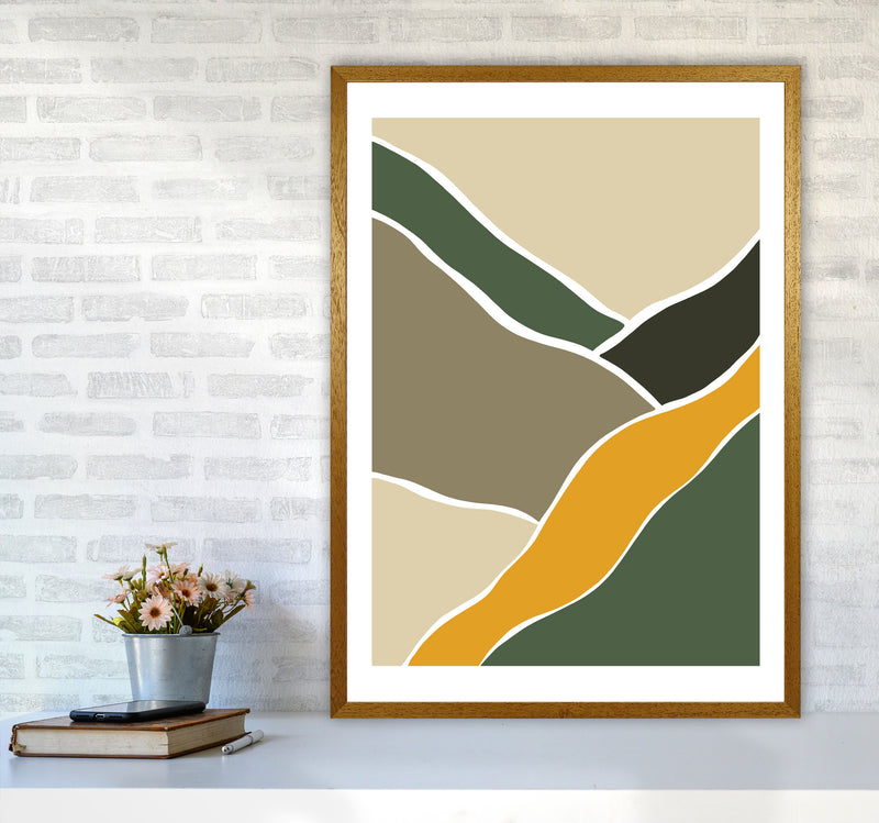 Wild Collection Rocky Roads Abstract Art Print by Pixy Paper A1 Print Only