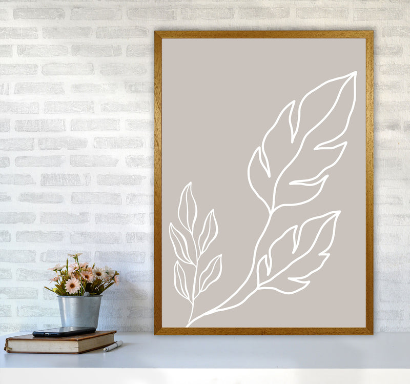 Inspired Stone Plant Silhouette Art Print by Pixy Paper A1 Print Only