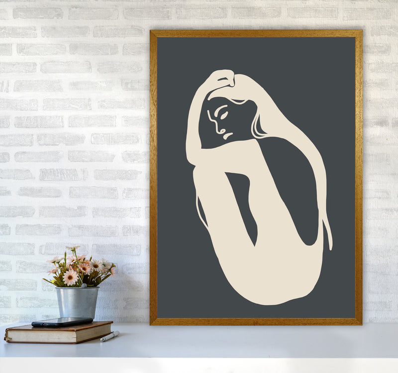 Inspired Off Black Woman Silhouette Art Print by Pixy Paper A1 Print Only