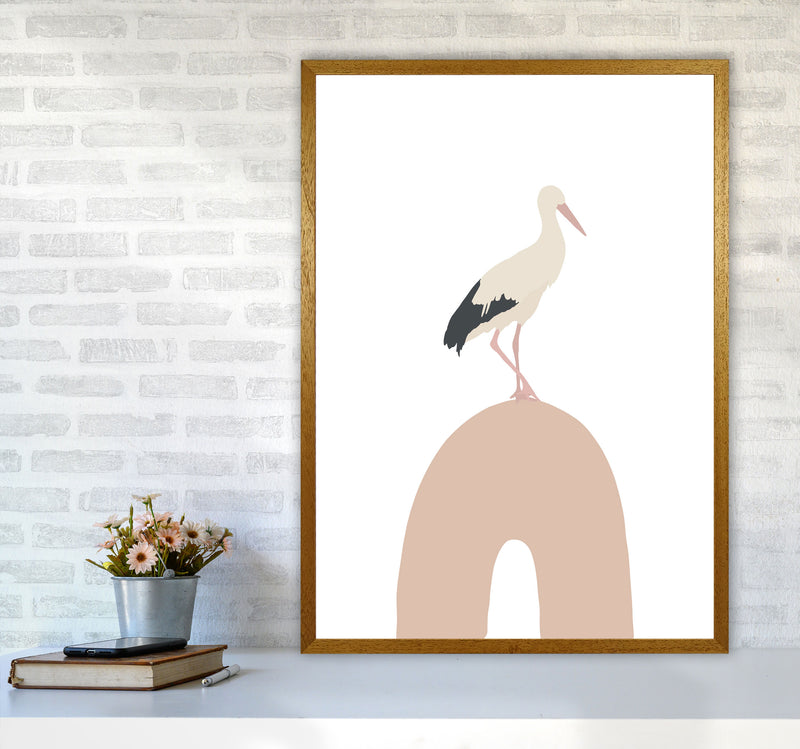 Inspired Bird on Rainbow Art Print by Pixy Paper A1 Print Only