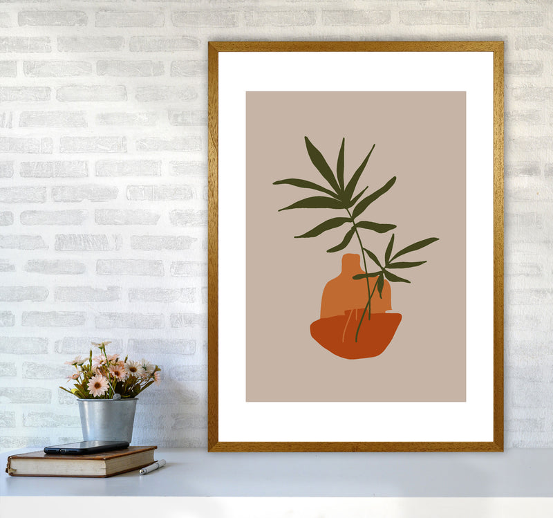 Autumn Plant abstract Art Print by Pixy Paper A1 Print Only