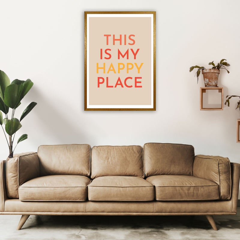 This is My Happy Place Art Print by Pixy Paper A1 Print Only