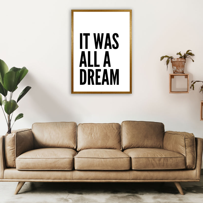 It Was All A Dream Art Print by Pixy Paper A1 Print Only