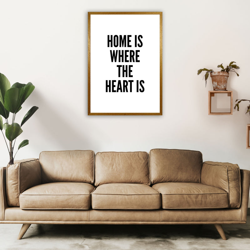 Home Is Where The Heart Is Art Print by Pixy Paper A1 Print Only