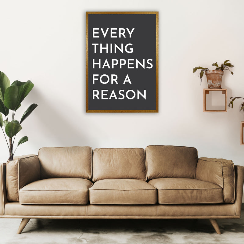 Everything Happens For A Reason Art Print by Pixy Paper A1 Print Only