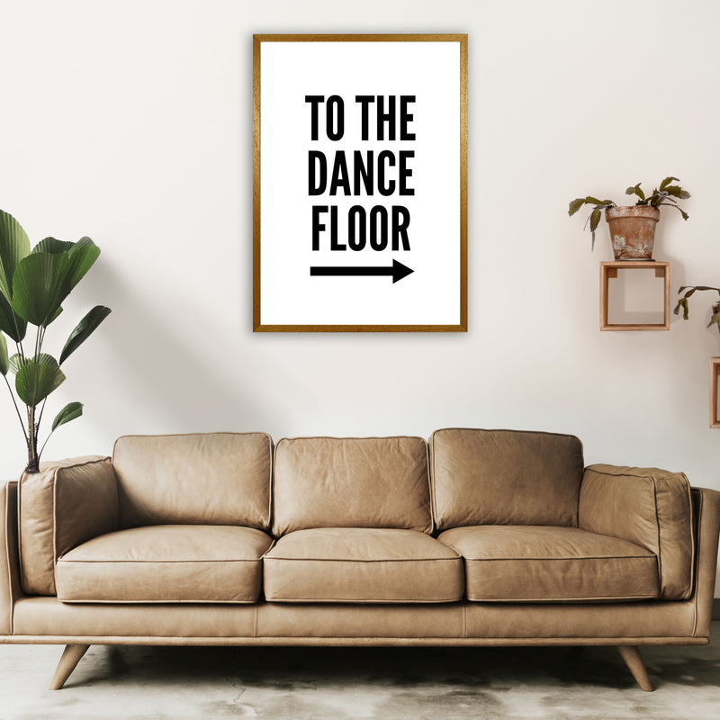 To The Dance Floor Art Print by Pixy Paper A1 Print Only