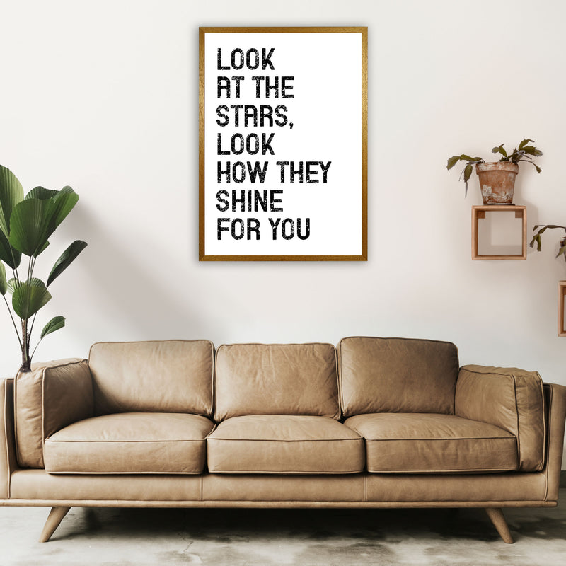 Look At The Stars Art Print by Pixy Paper A1 Print Only